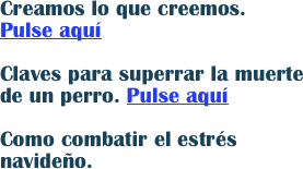 Creamos lo que creemos.  Pulse